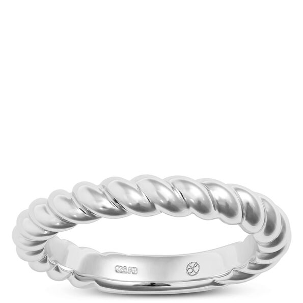 Lisa Bridge Twisted Band in Sterling Silver