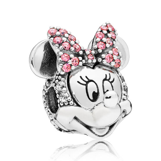 Pandora Disney, Shimmering Minnie Portrait CZ Clip