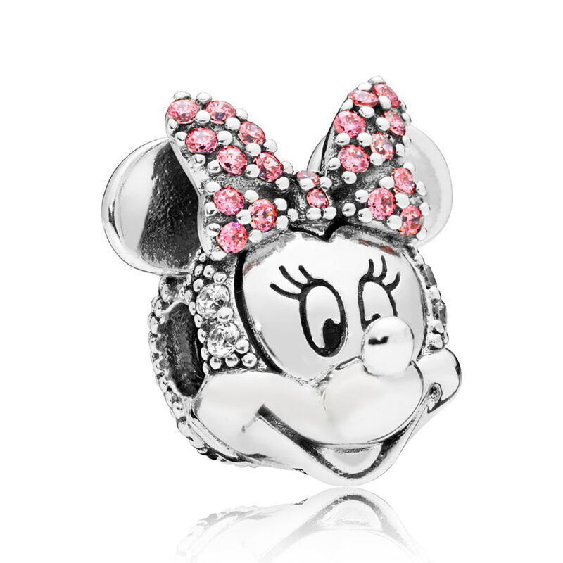 Pandora Disney, Shimmering Minnie Portrait CZ Clip image number 1