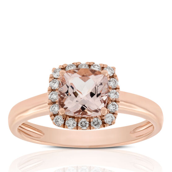 Rose Gold & Diamond Ring 14K Ben Bridge Jeweler