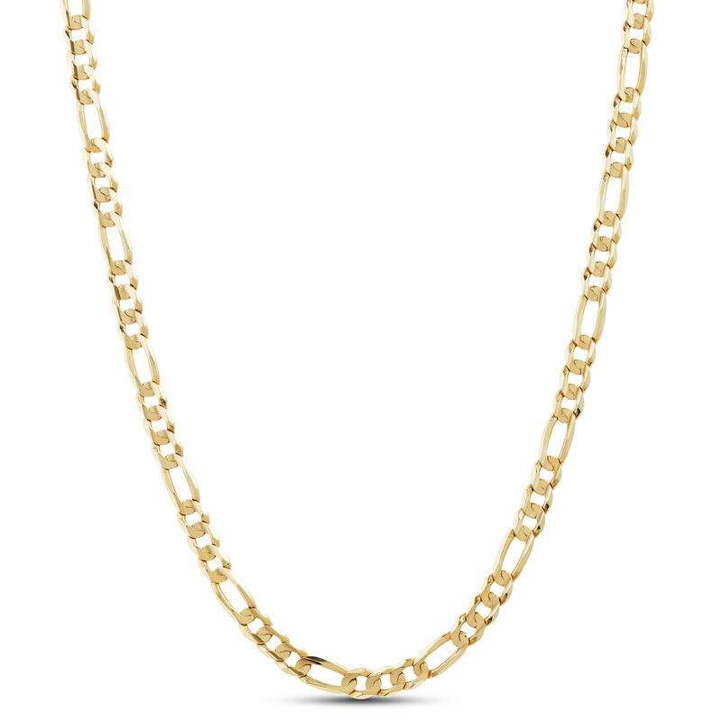 Toscano Figaro Chain Necklace 14K, 24" image number 0
