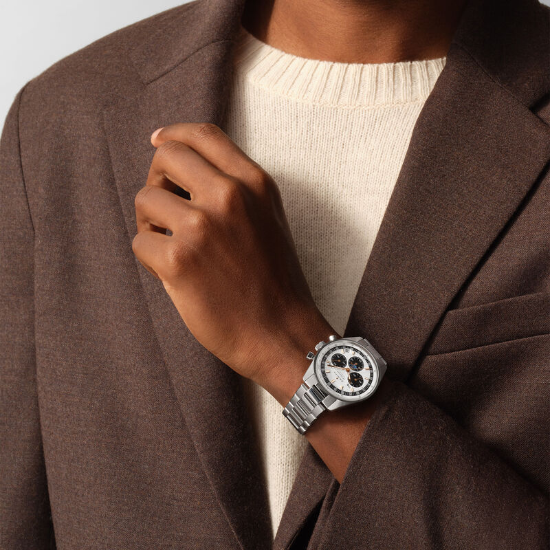 Zenith Chronomaster Original Silver White Dial Watch, 38mm image number 1