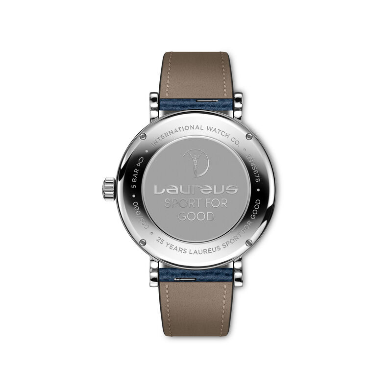 IWC Portofino Automatic Pointer Date Laureus Blue Dial Watch, 39mm image number 3