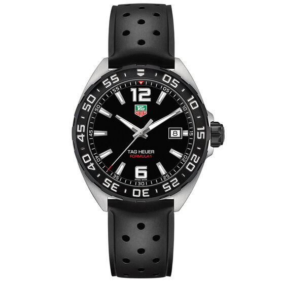 TAG Heuer Formula 1 Quartz Mens Black Rubber Watch