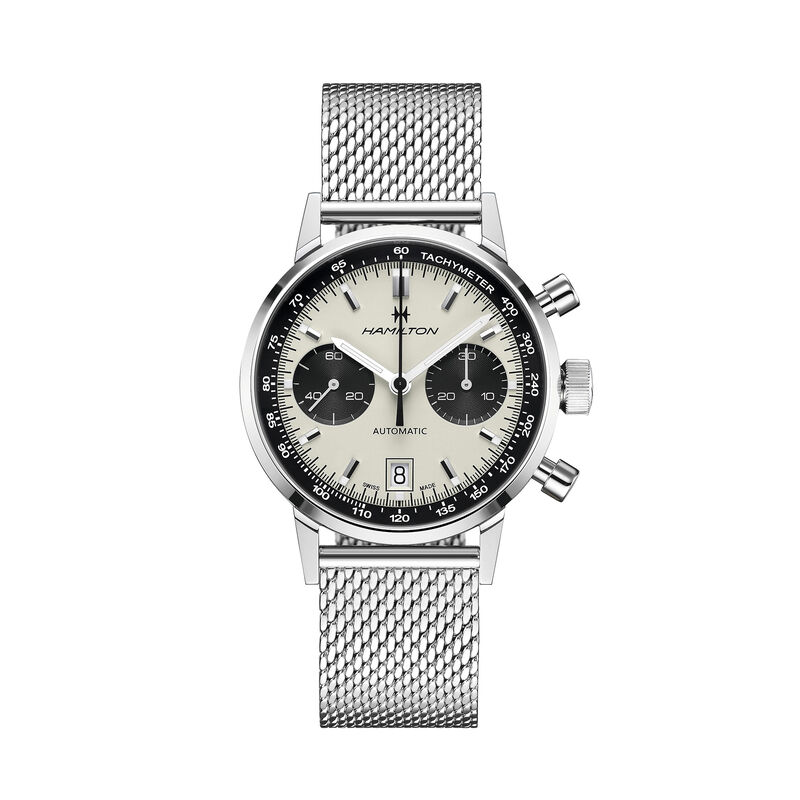 Hamilton American Classic Intra-Matic Auto Chrono White Dial Watch, 40mm image number 0