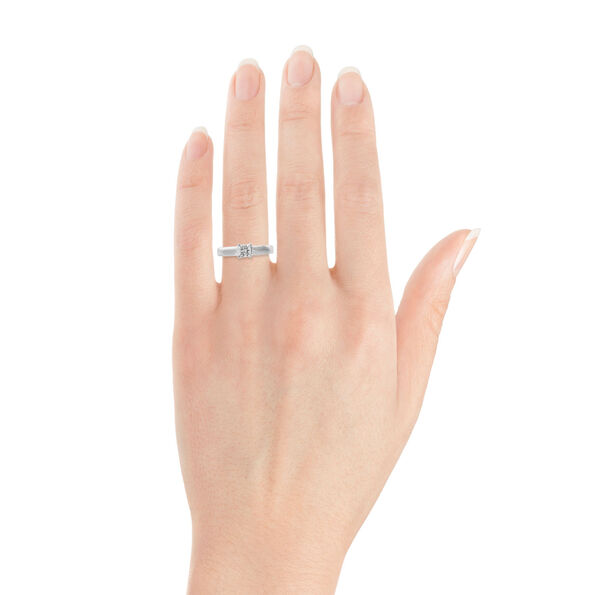 Ikuma Canadian Princess Cut Diamond Solitaire Ring 14K, 1/2 ct.