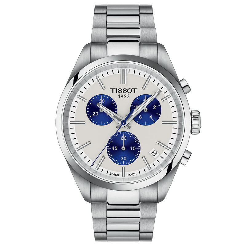 TISSOT PR 100 White Dial Watch, 40mm image number 0