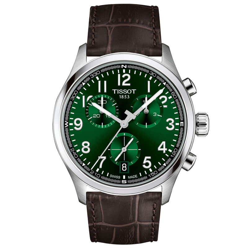 TISSOT Chrono L Green Dial Watch, 42mm image number 0
