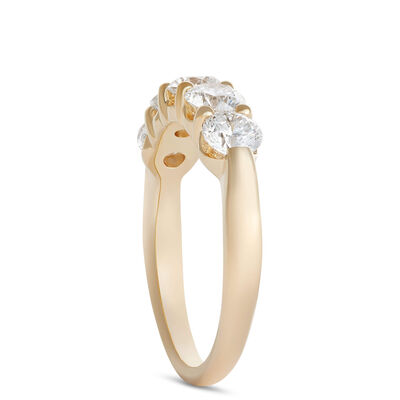 Ben Bridge Signature 5 Stone Diamond Anniversary Band, Yellow Gold