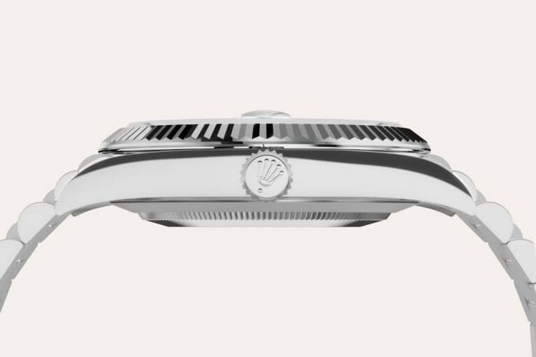 rolex day-date in platinum, m228236-0018 - platinum - ben bridge