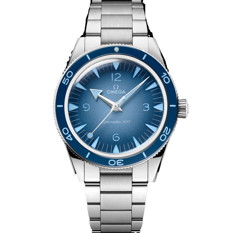 OMEGA Seamaster 300 Ice Blue Dial Watch, 41mm image number 0