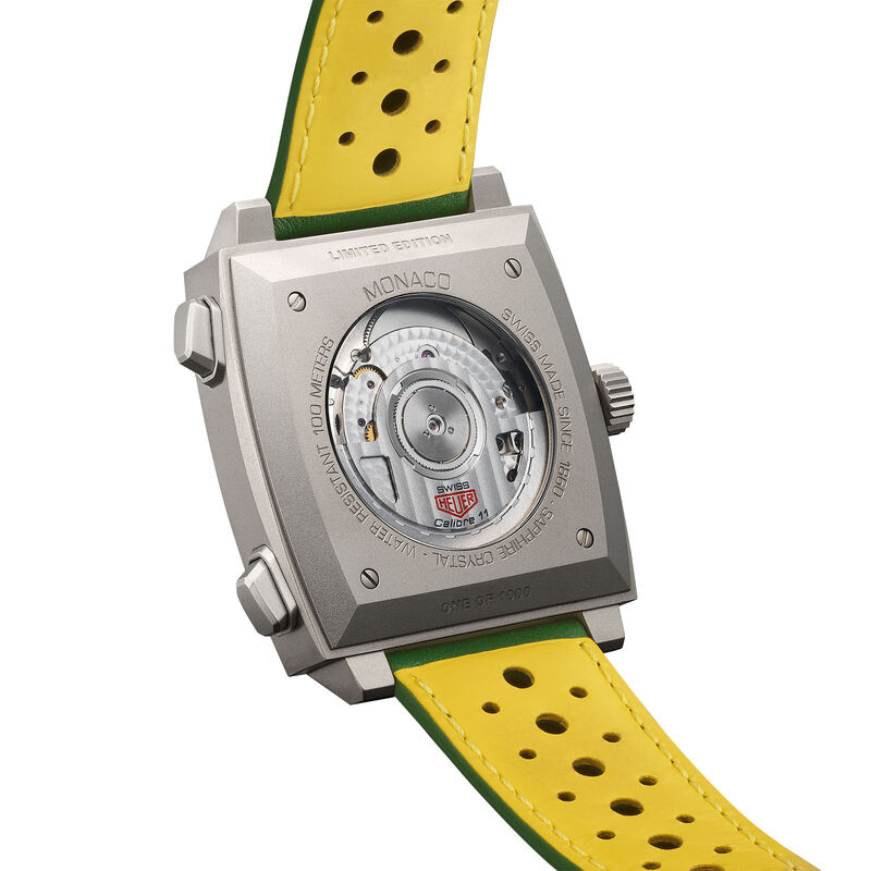 TAG Heuer Monaco Chronograph Racing Silver Dial Watch, 39mm image number 2