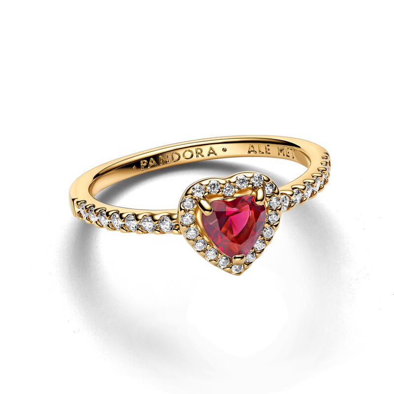 Pandora Elevated Heart Ring image number 1