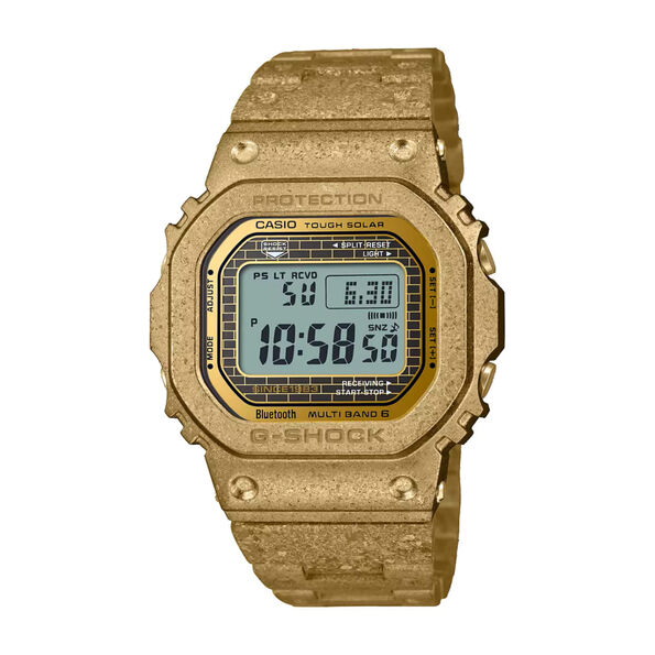 G-Shock Full Metal Watch Digital Dial Gold-Tone Steel Bracelet, 49.3mm