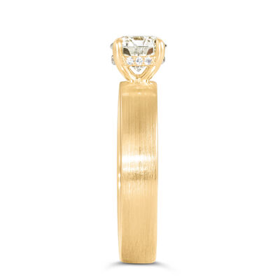 Bella Ponte Round Diamond Solitaire Engagement Ring, 14K Yellow Gold