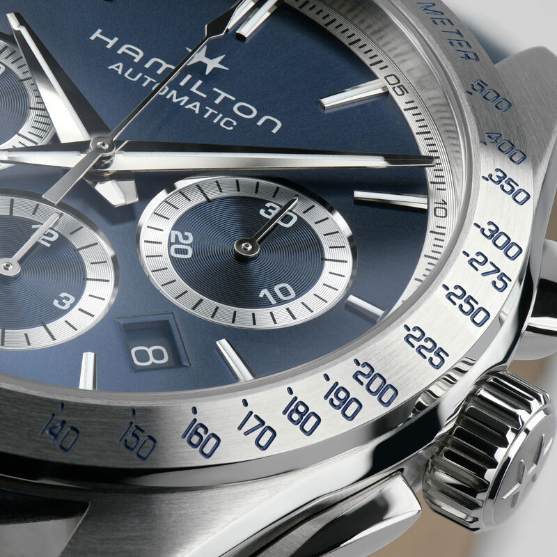 Hamilton Jazzmaster Performer Auto Chrono Blue Dial Watch, 42mm image number 3