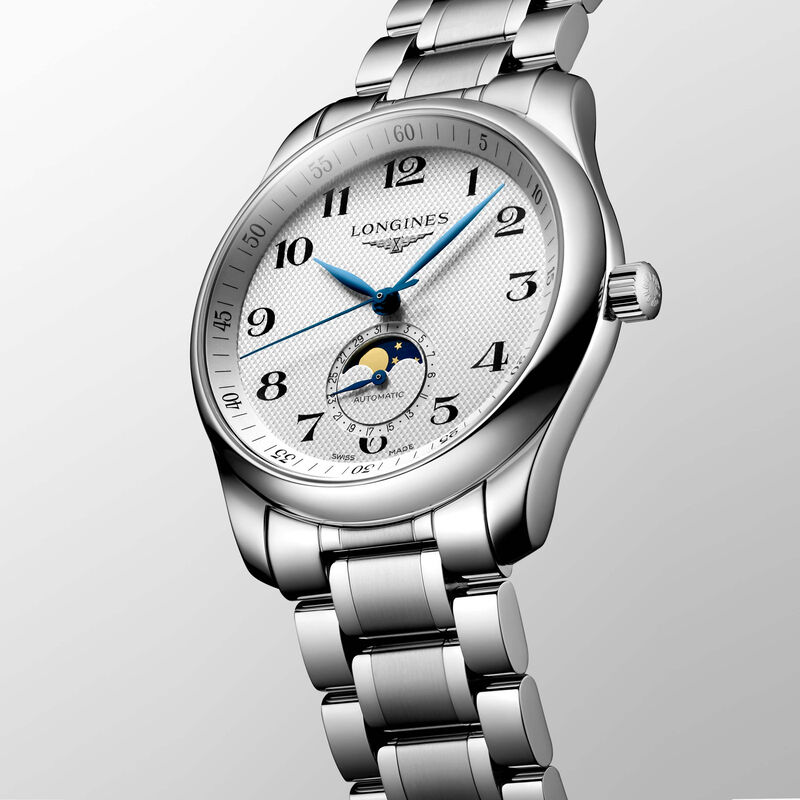 Longines Master Collection Watch Silver Dial Steel Bracelet, 40mm image number 2