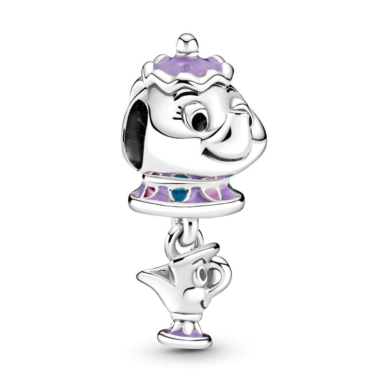 Pandora Disney Beauty & the Beast Mrs. Potts & Chip Dangle Charm image number 1