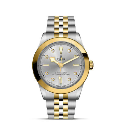 TUDOR Black Bay One 39 S&G Silver Dial Watch, 39mm