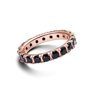 Pandora Black Sparkling Row Eternity Ring