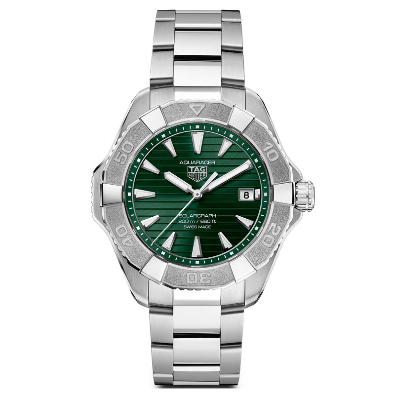TAG Heuer Aquaracer Professional 200 Solargraph Green Dial Watch, 40mm image number 0