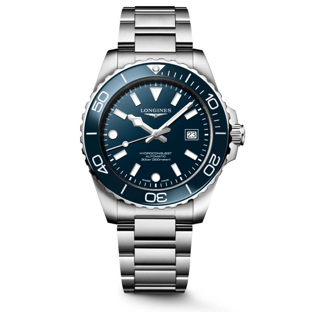 Longines Hydroconquest Blue Dial Watch, 42mm