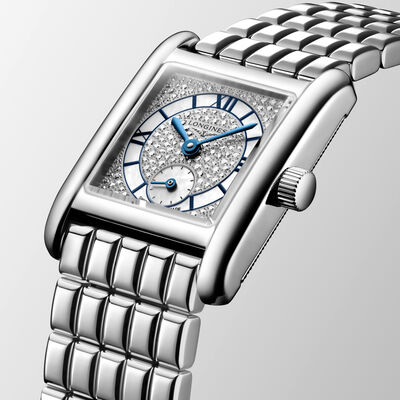 Longines Mini Dolcevita White Dial Watch, 21.5mm x 29mm