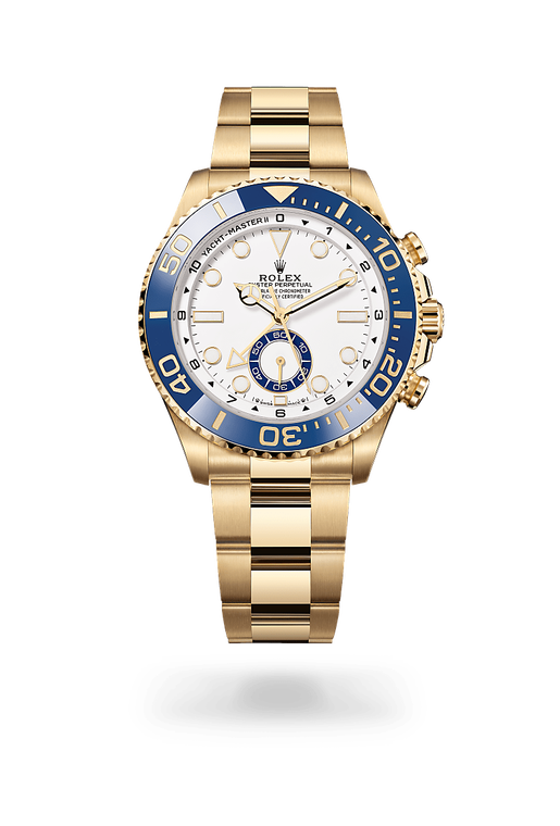 rolex yacht-master ii in 18 ct yellow gold, m126688-0001 - ben bridge