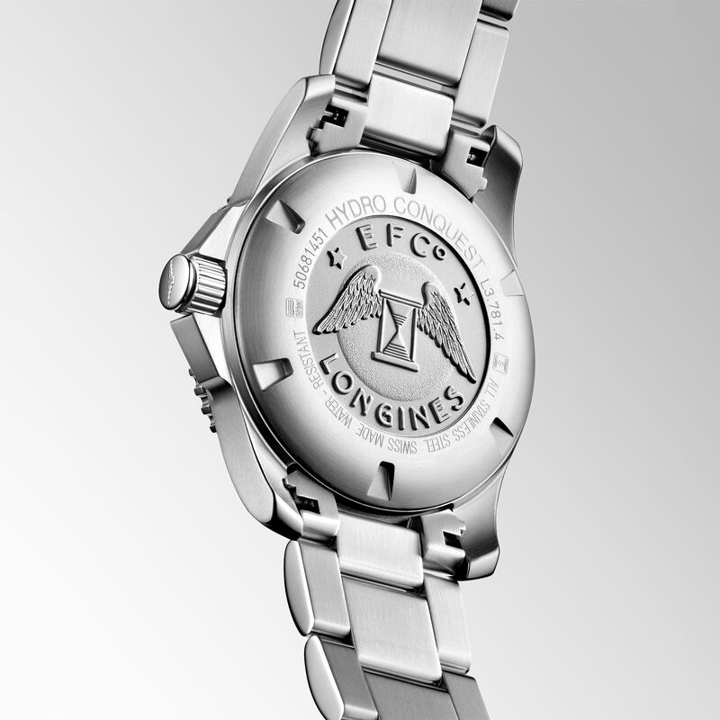 Longines HydroConquest Black Dial Watch, 41mm image number 2