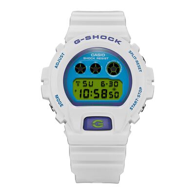 G-Shock 6900 Series Digital Blue Dial Watch, 50mm