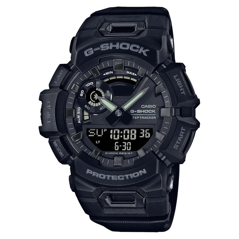 G-Shock Power Trainer Bluetooth Black Watch, 51.3mm image number 0