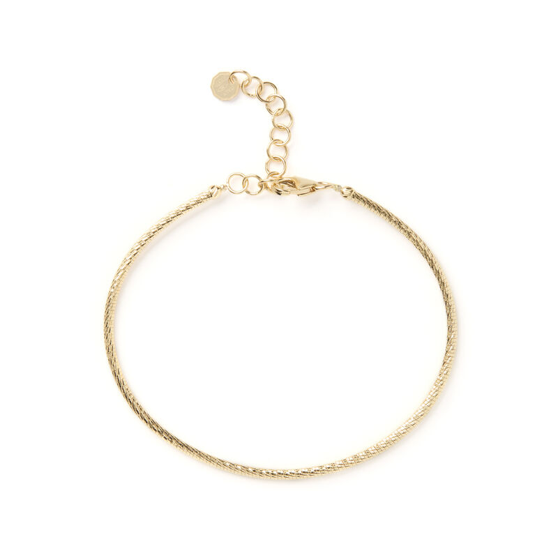 Toscano 7-Inch Flexy Wire Bracelet, 14K Yellow Gold image number 0