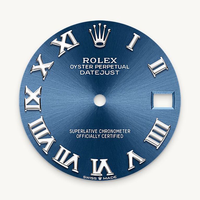 rolex datejust in oystersteel, m278240-0018 - bright blue dial - ben bridge
