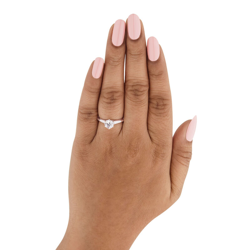 Bella Ponte Engagement Ring Setting in Platinum image number 5