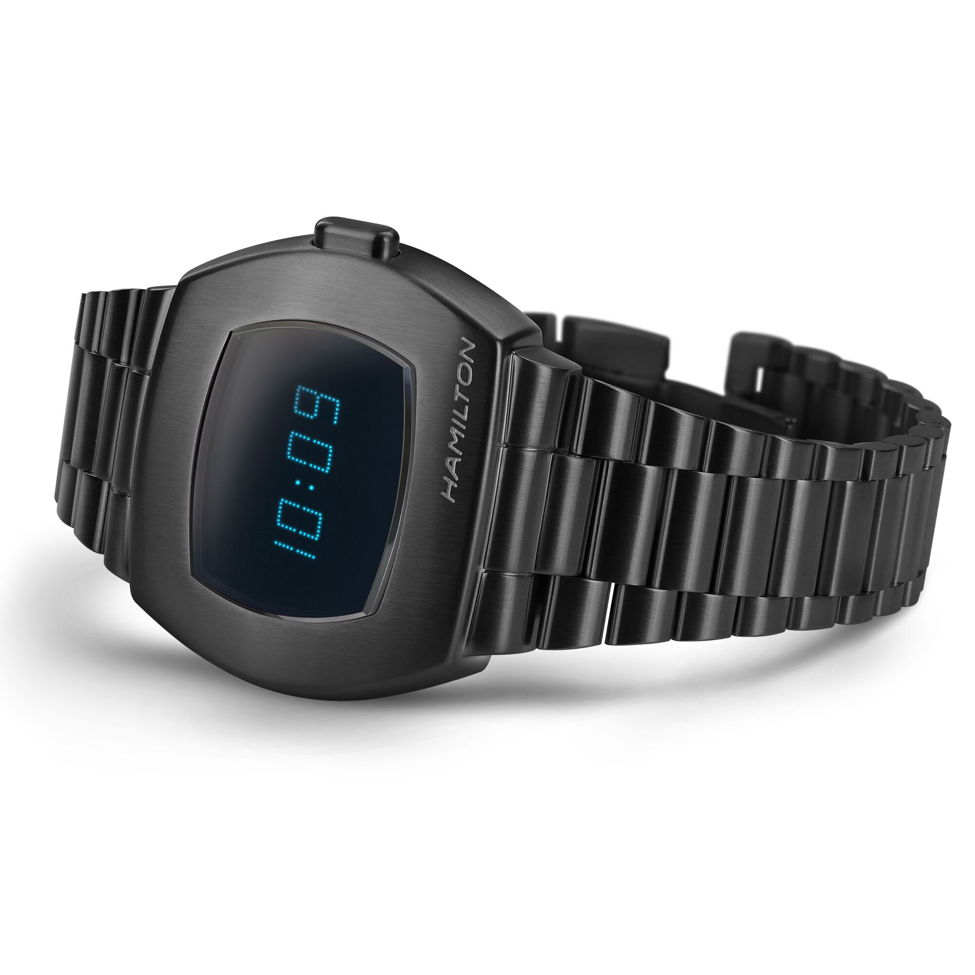 時計 Hamilton PSR DIGITAL QUARTZ American Classic PSR Digital Quartz - Dial color:Black - H52404130