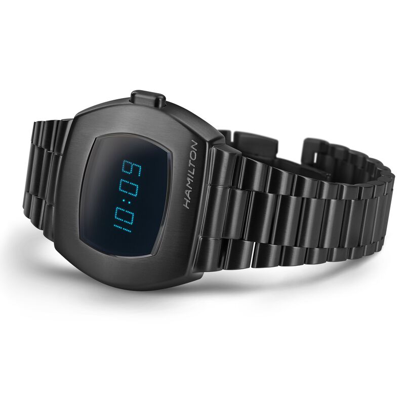 Hamilton American Classic PSR Digital Quartz Black Dial Watch, 41mm x 35mm image number 1