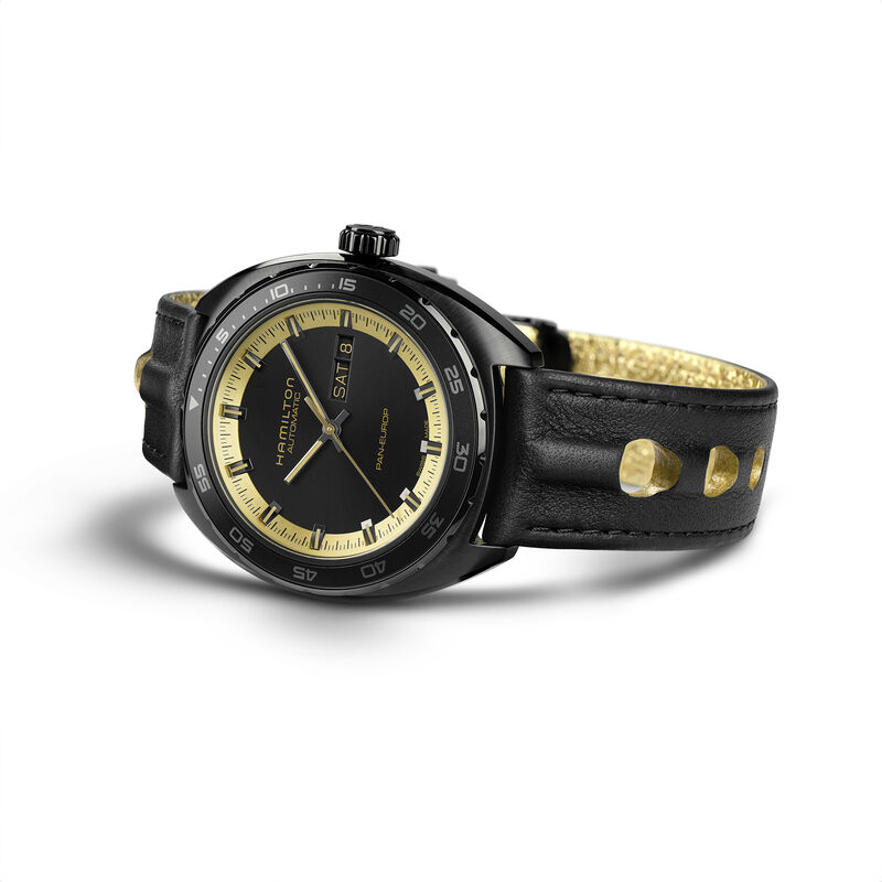Hamilton American Classic Pan Europ Day Date Auto Watch Black Dial, 42mm image number 1