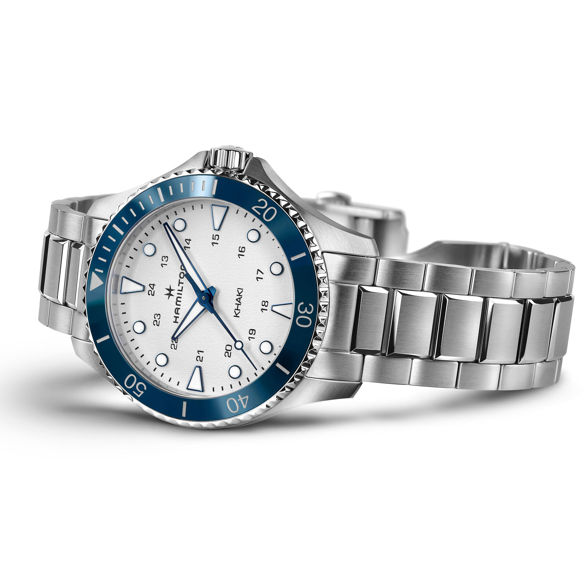 Hamilton Khaki Navy Scuba 腕時計 Khaki Navy Scuba Auto - Dial color:Black - H82305931