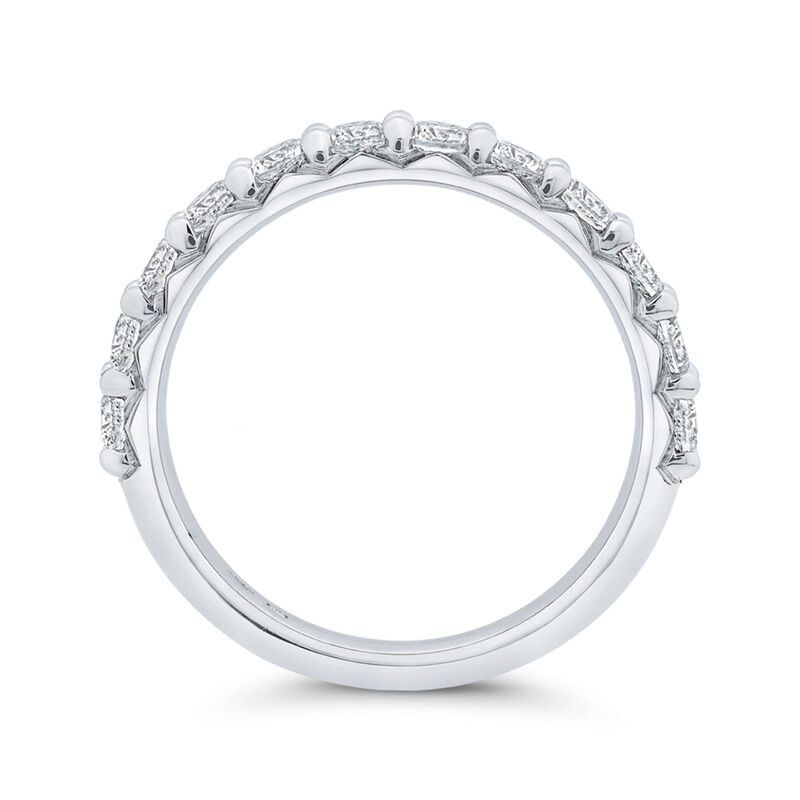 Bella Ponte French Pave Diamond and Platinum Bridal Ring, 1 ctw image number 3