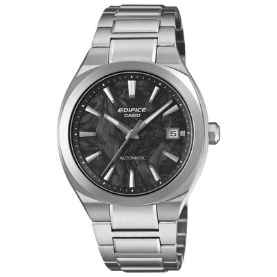 Casio Edifice Automatic Black Dial Watch, 38mm