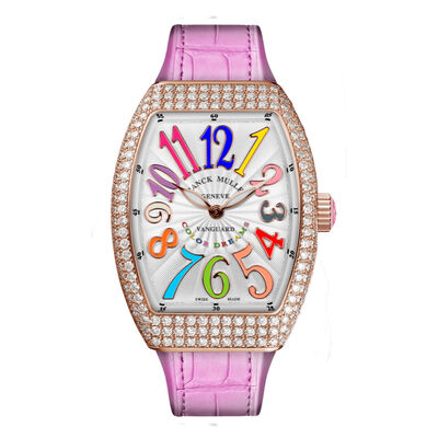 Franck Muller Vanguard Classic Silver Dial Watch, 32mm x 42.3mm