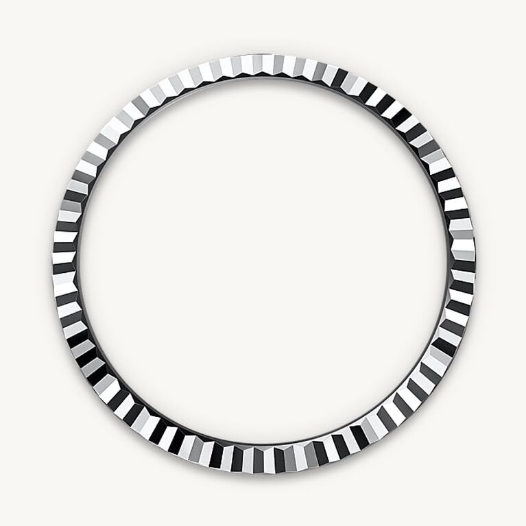 rolex land-dweller in platinum, m127336-0001 - fluted bezel - ben bridge