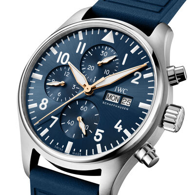 IWC Pilot's Watch Chronograph Le Petit Prince Blue Dial Watch, 43mm