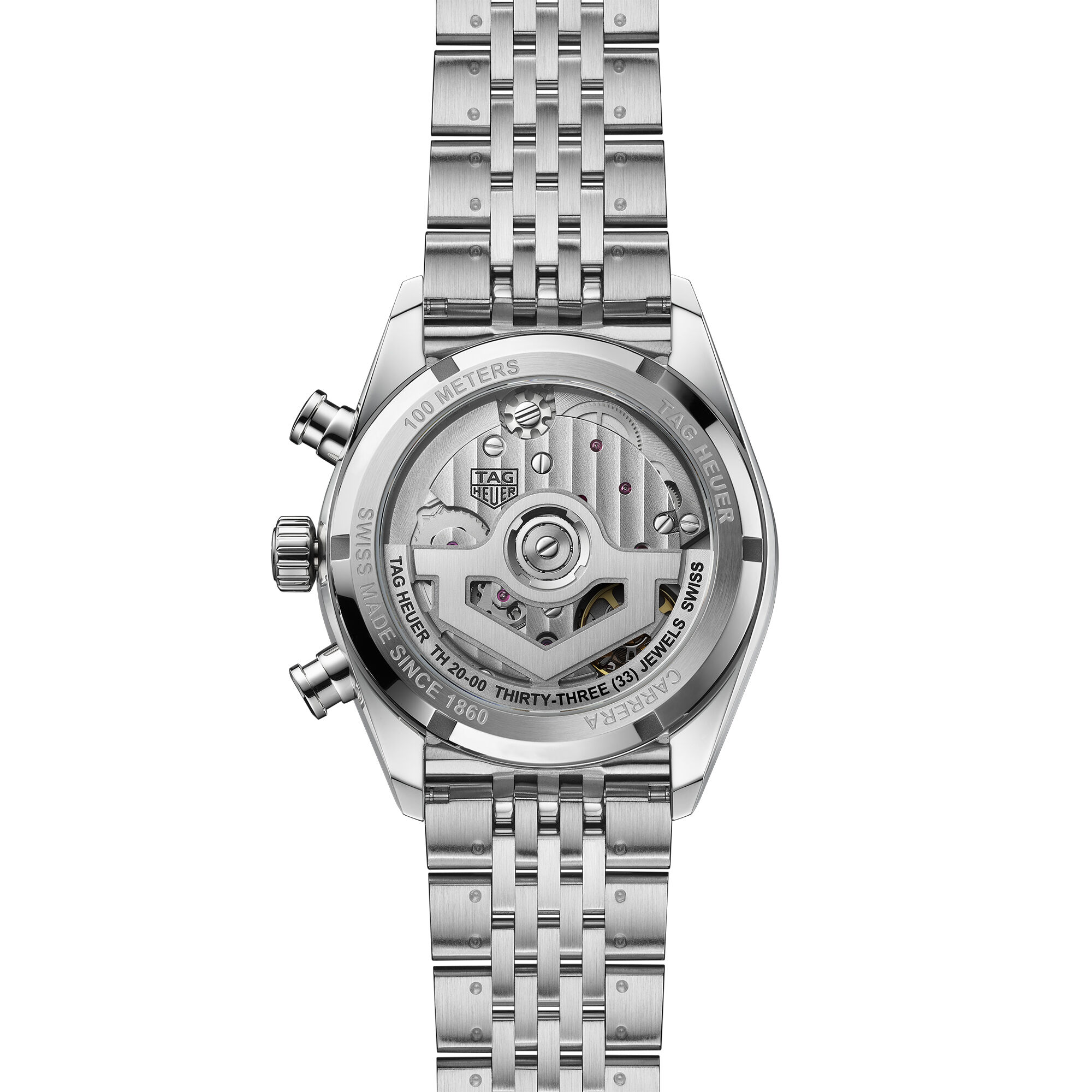 TAG Heuer Chronograph Black Dial Watch, 39mm