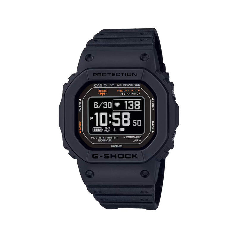 G-Shock Move 5600 Series Watch Black Dial Black Resin Strap, 51.1mm image number 0
