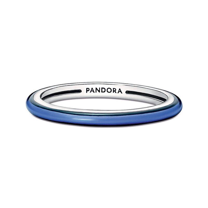 Pandora ME Electric Blue Enamel Ring image number 3