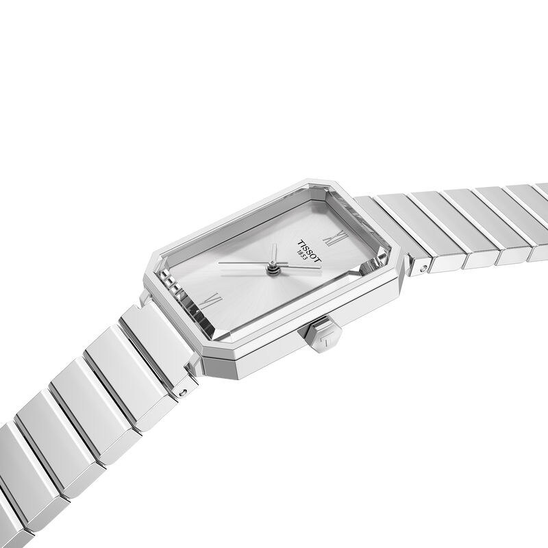 TISSOT SRV Silver Tone Dial Watch, 30mm x 21.8mm image number 3