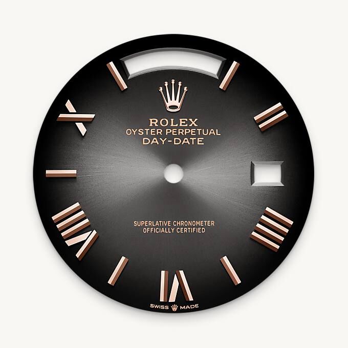 Rolex Day-Date 40 18 ct Everose gold, M228235-0055 | Ben Bridge