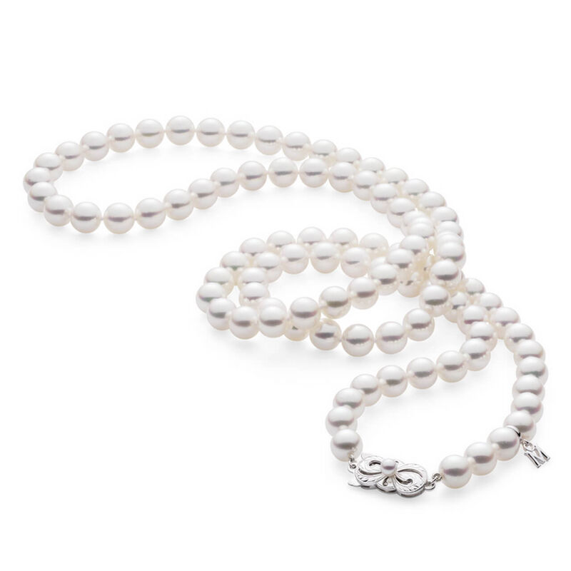 Mikimoto Akoya Cultured Pearl Strand Necklace 18K, 32" image number 1