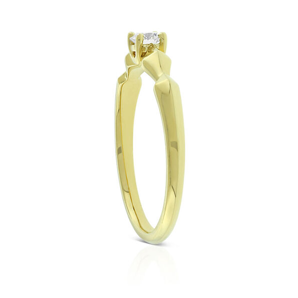 Jade Trau for Ben Bridge Signature Diamond Ring 18K
